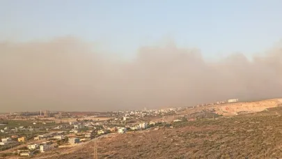 Silifke’de orman yangını