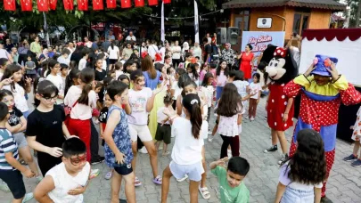 Mersin’de çocuklar ’Köy Bizim, Şenlik Bizim’ etkinliğiyle doyasıya eğlendi