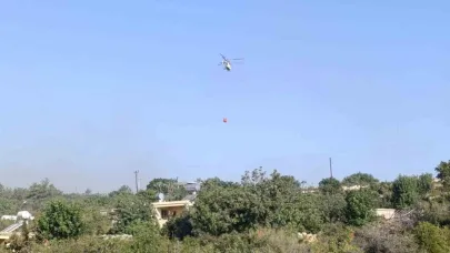Mersin’deki orman yangını nedeniyle 3 mahalle boşaltıldı