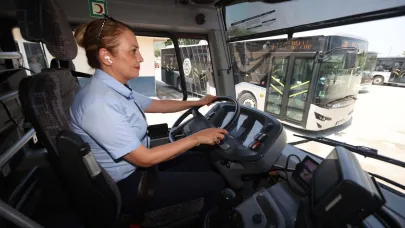 Muğla'da 29 kadın otobüs şoförü görev yapıyor