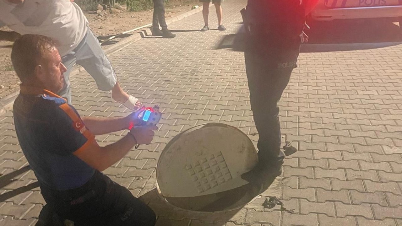 Bodrum’da kanalizasyon hattına giren iki işçi gazdan zehirlendi