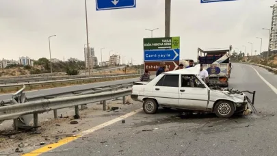 Tarsus’ta trafik kazası: İki kardeşten biri öldü, diğeri yaralandı