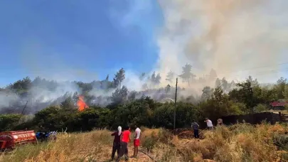 Büyükşehir’in dağıttığı yangın tankerleri görevde