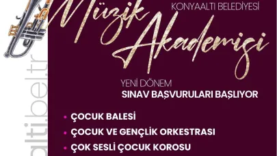 Geleceğin sanatçıları Konyaaltı’nda yetişiyor