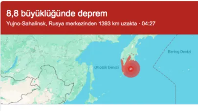 Rusya’da 8.8’lik deprem! Tsunami uyarısı yapıldı!