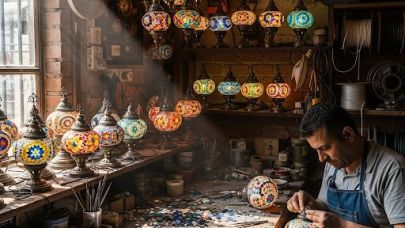 Antalya'da ışıltılı deneyim: "Mozaik Lamba Atölyesi"