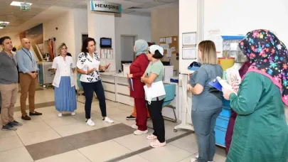 Yeni atanan başhekim ilk saha çalışmasını gerçekleştirdi