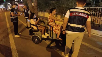 Alanya’da yaya yollarına araçla giren 20 sürücüye 43 bin TL ceza