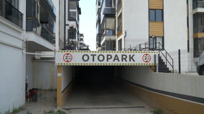 Isparta’da sitenin otoparkındaki araçlara zarar veren kişi güvenlik kamerasında