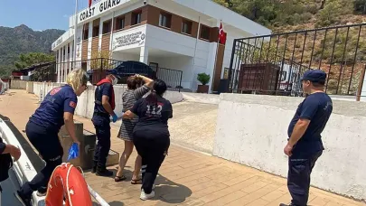 Gezi teknesinde yaralanan vatandaşa tıbbi tahliye