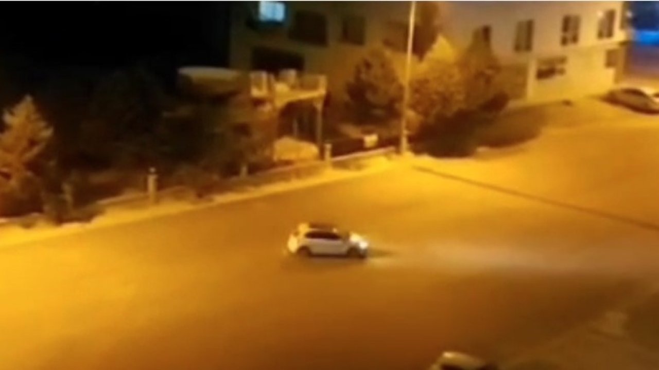 Mersin’de drift atan sürücünün ehliyetine 5 yıl süreyle el konulurken, araç 2 ay trafikten men edildi