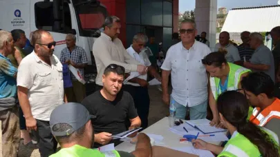 Büyükşehir'den  Alanya'ya 10 tonluk hizmet
