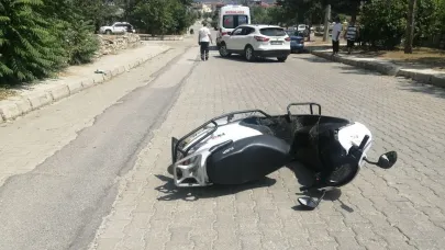 Isparta’da motosiklet kazası: 2 yaralı