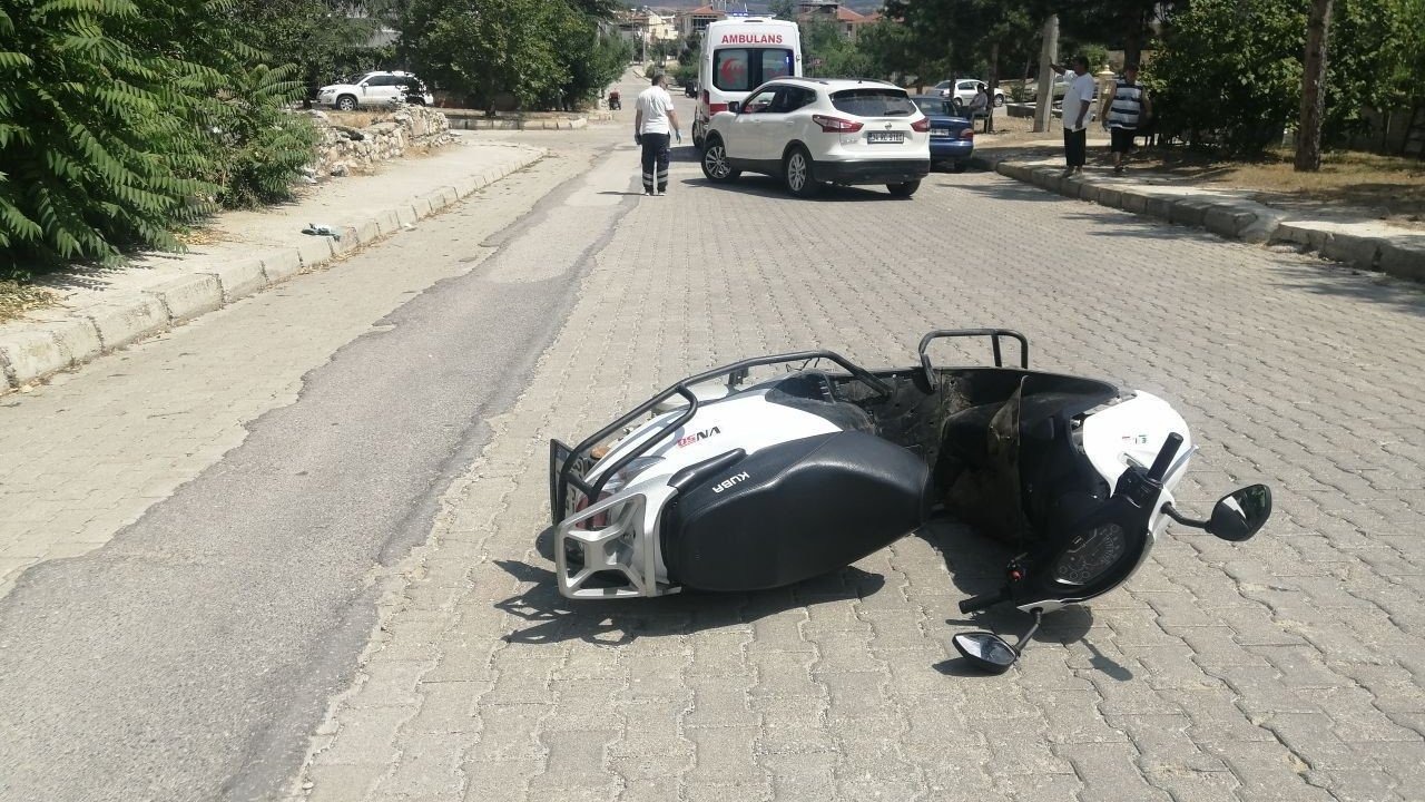 Isparta’da motosiklet kazası: 2 yaralı