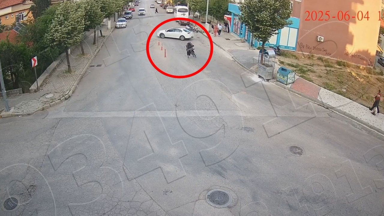 Isparta'daki 7 farklı kaza kamerada