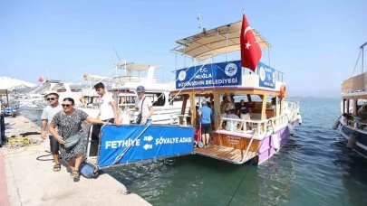 Fethiye-Şövalye Adası yolcu motoru seferleri başladı