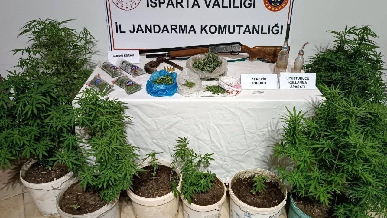 Isparta'da uyuşturucu operasyonu