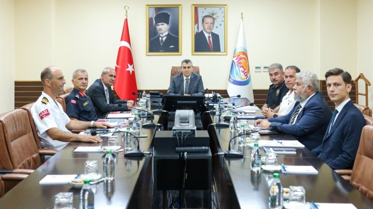 Mersin’de Güvenlik ve Asayiş Değerlendirme Toplantısı yapıldı