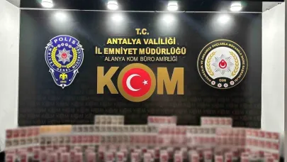 Antalya’da KOM operasyonlarında 2 şüpheli tutuklandı çok sayıda malzeme ele geçirildi