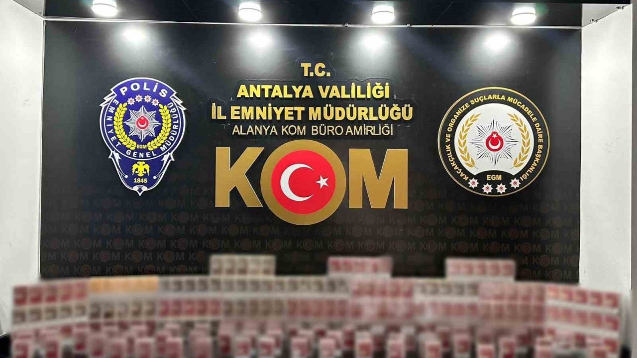 Antalya’da KOM operasyonlarında 2 şüpheli tutuklandı çok sayıda malzeme ele geçirildi