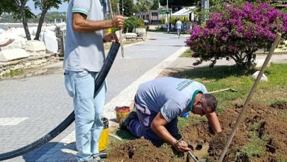 Manavgat'ta sulama sistemlerine bakım ve onarım