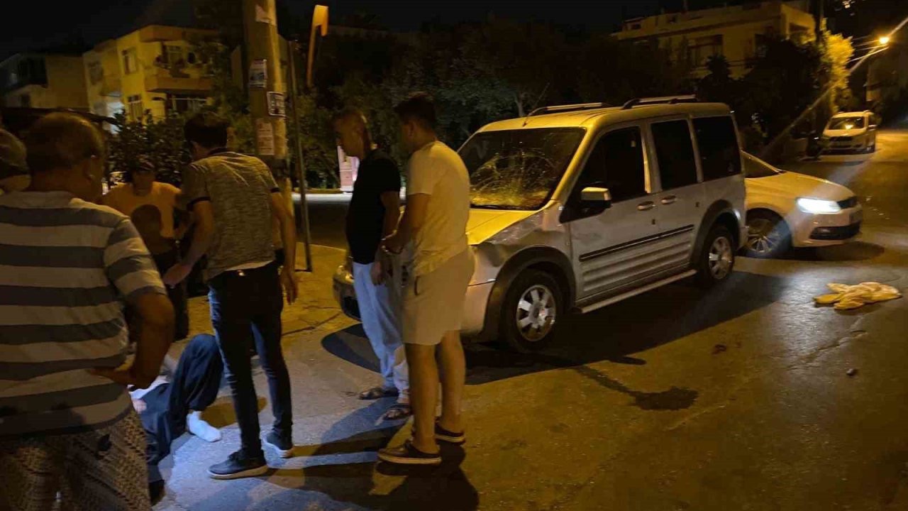 Serik’te motosikletle hafif ticari araç çarpıştı: 1 yaralı
