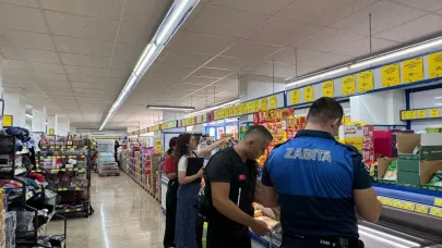 Zabıtadan marketlerde denetim