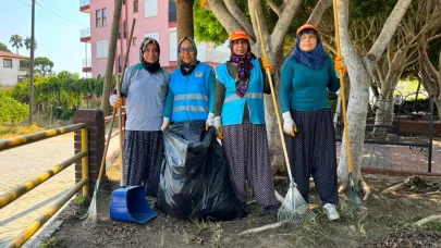 Alanya'da yeşil alanlar kadınlara emanet