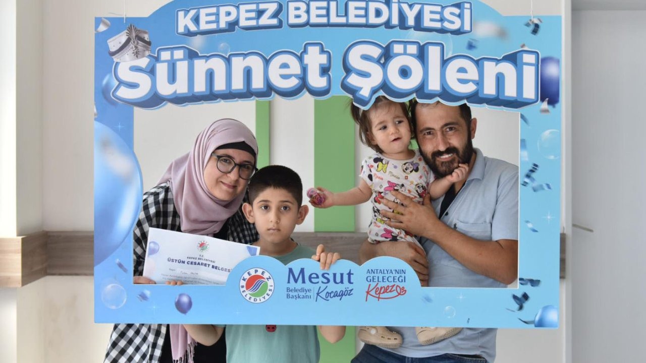 Kepez'de sünnet heyecanı başladı