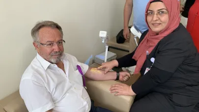 Hastaneye damar görüntüleme cihazı bağışlandı