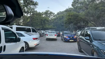 Piknik alanlarında trafik yoğunluğu!