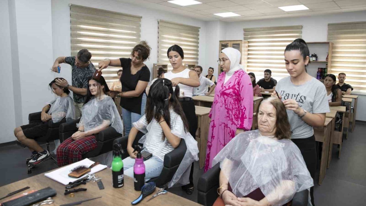 Mersin’de ücretsiz kuaförlük kursu ile istihdama destek
