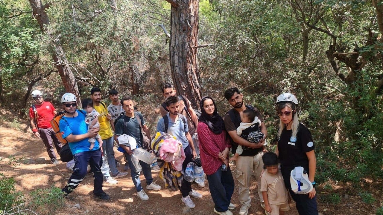 Fethiye'de Yunan adalarına geçiş hazırlığındaki 16 kaçak göçmen yakalandı