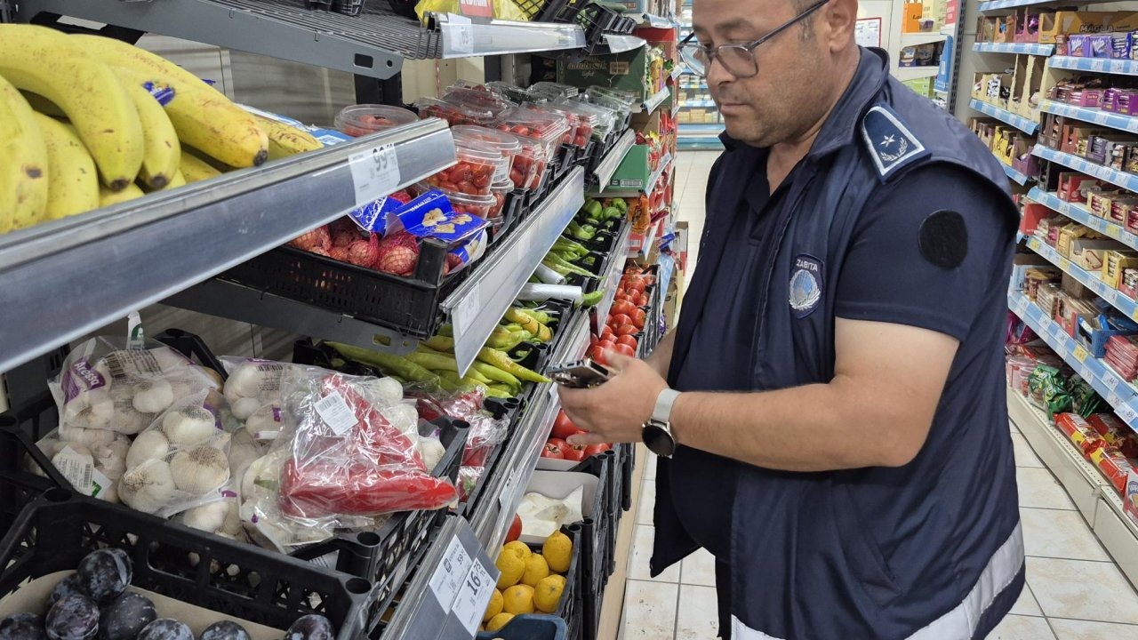 Eğirdir'de zincir marketlere denetim