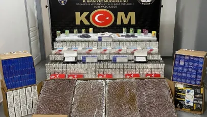 Isparta'da kaçakçılık operasyonu