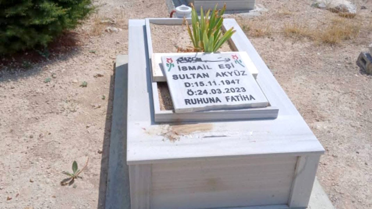 Mezar taşlarına zarar verdiler