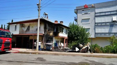 Soğuk hava deposunda korkutan yangın