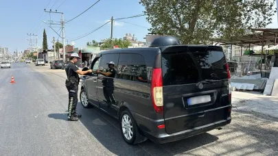 Antalya’da 1 haftada 68 bin araç denetlendi