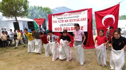 Anamur’da Yaz Kur’an Kursları şenlikle sona erdi