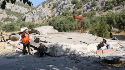 Antalya'da film gibi tatbikat