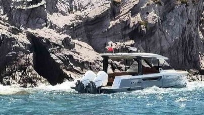 Milyonluk yat karaya oturdu