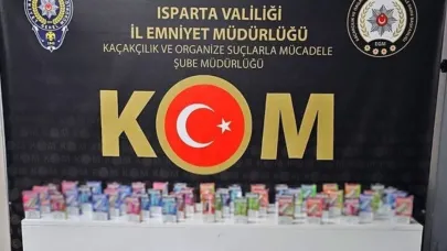 Isparta’da kaçak elektronik sigara operasyonu: 1 gözaltı