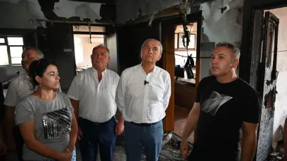 Kepez’den, yangın sonrası Odabaşı İlkokulu’na destek