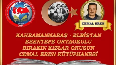 Elbistan’da Cemal Eren Kütüphanesi Açıldı
