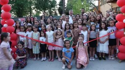 Burdur'da yaz sanat kursları sergisi