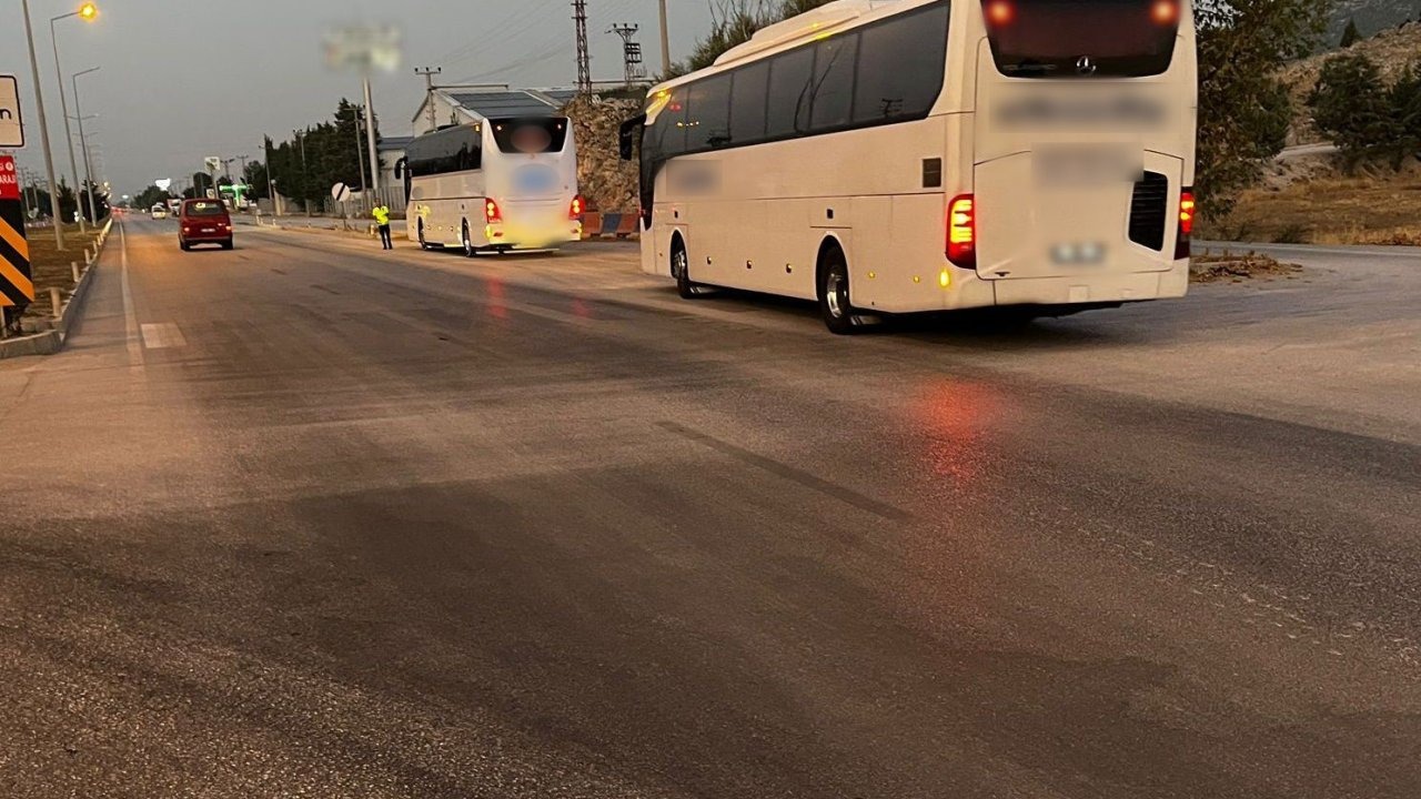 Burdur’da trafik denetiminde 757 araç kontrol edildi