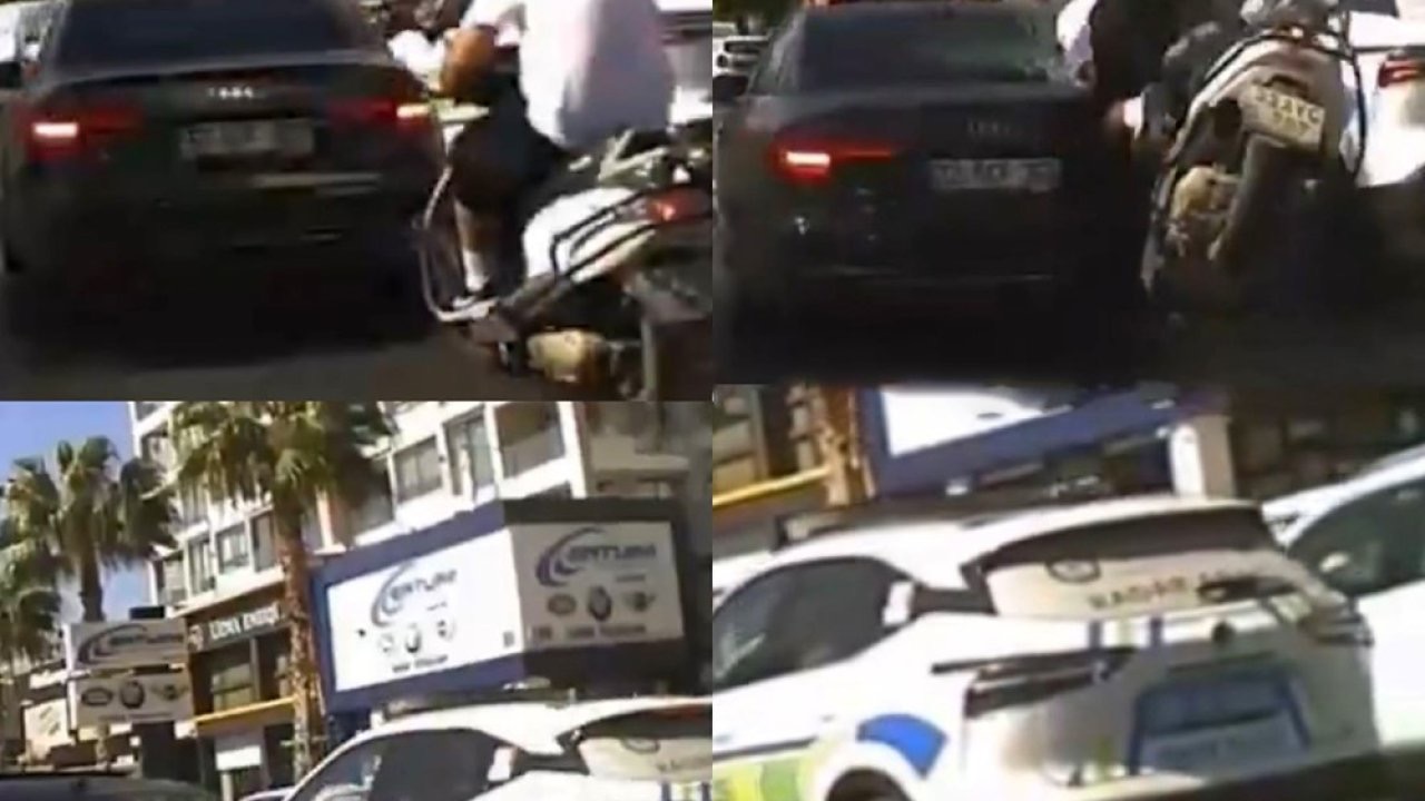 Motosiklet kazaları kamerada