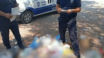 Bodrum'da zabıta ekiplerinden çevreyi kirletenlere ceza