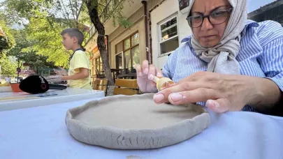Hayallerini ata toprağında açtığı seramik atölyesiyle gerçekleştirdi