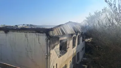 Kepez'de çıkan yangın söndürüldü